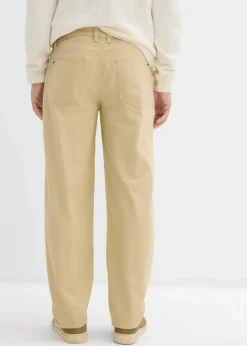 Relaxed Fit Twillhose mit Komfortbund, Straight|bonprix Clearance