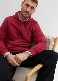 bonprix Hosen|Basics|Relaxed Fit Twillhose mit Komfortbund, Straight schwarz