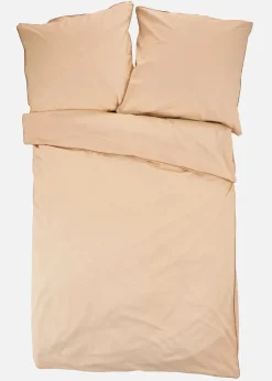 bonprix Bettwäsche|Renforcé Bettwäsche mit kontrastfarbener Paspel creme