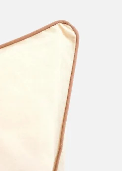 bonprix Bettwäsche|Renforcé Bettwäsche mit kontrastfarbener Paspel creme