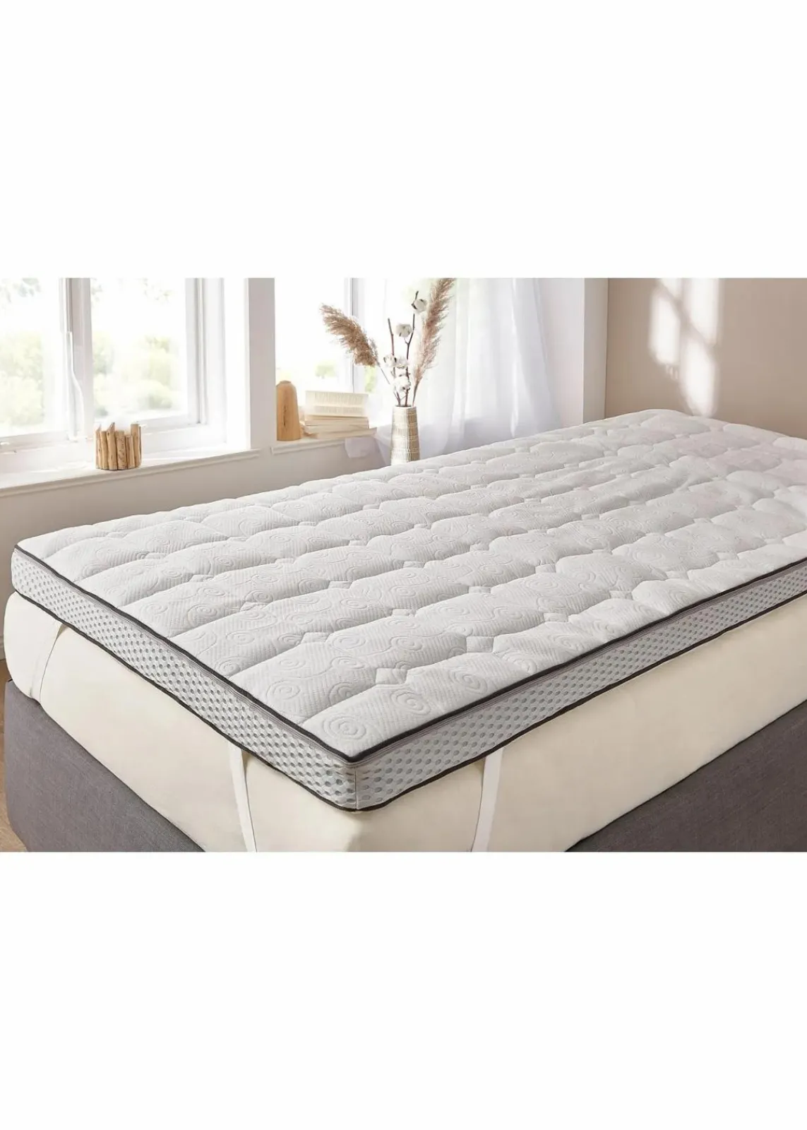 RIBECO Matratzen & Topper|Matratzen & Topper|Gelschaum Topper weiß