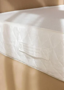 RIBECO Matratzen & Topper|Matratzen & Topper|Hybridschaummatratze mit 2 Härtegraden in 1 weiss