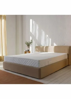 RIBECO Matratzen & Topper|Matratzen & Topper|Hybridschaummatratze mit 2 Härtegraden in 1 weiss