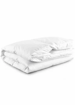 RIBECO Bettdecken|Bettdecken|Kassettendecke extra prall Daune extrawarm weiß