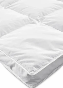 RIBECO Bettdecken|Bettdecken|Kassettendecke extra prall Daune extrawarm weiß