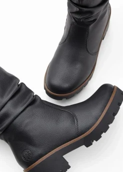 Rieker High Heels|Komfortschuhe|Boot schwarz