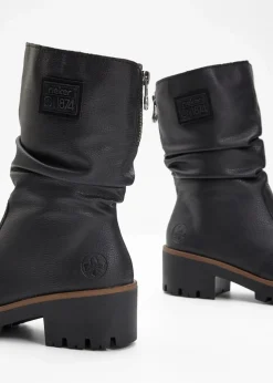 Rieker High Heels|Komfortschuhe|Boot schwarz
