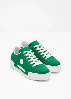 Rieker High Heels|Komfortschuhe|Komfort-Plateau-Sneaker mit leichter Sohle smaragd