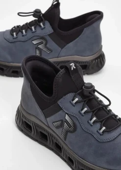 Rieker High Heels|Komfortschuhe|Komfort-Slip-In-Sneaker mit gepolsterter Innensohle dunkelblau