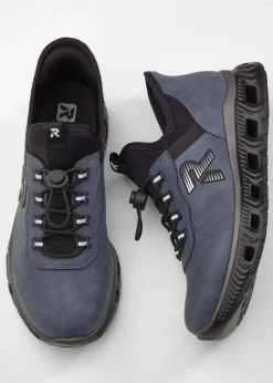 Rieker High Heels|Komfortschuhe|Komfort-Slip-In-Sneaker mit gepolsterter Innensohle dunkelblau