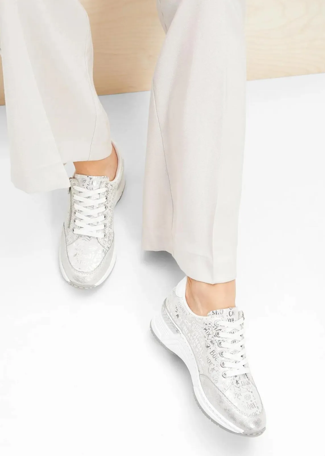 Komfort-Sneaker mit gepolsterter Innensohle|Rieker Best