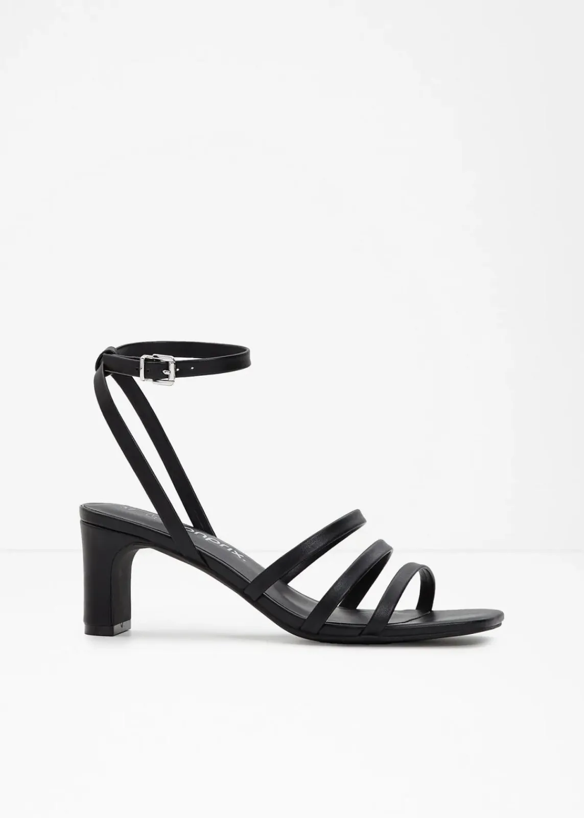 bonprix Sommerschuhe|Festliche Mode|Riemchensandaletten mit schmalem Absatz schwarz