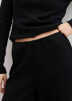 bonprix Bekleidung·Kleider|Hosen|Ripp-Hose schwarz