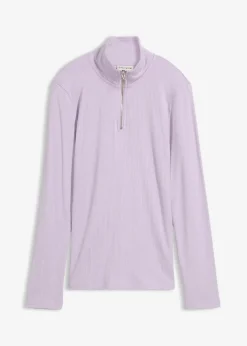 Rippshirt aus softem Viskose-Mix|bonprix