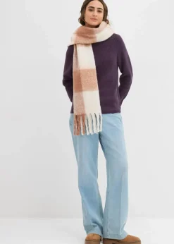 Rippstrickpullover aus reiner Bio-Baumwolle|bonprix Hot