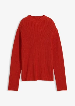 Rippstrickpullover aus reiner Bio-Baumwolle|bonprix Online