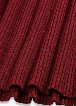 bonprix Bekleidung·Sportbekleidung|Röcke|Ripp-Strickrock aus Viskose-Mix rubinrot