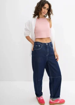 bonprix Nachhaltigere Materialien|Shirts & Tops|Ripp-Top aus reiner Bio-Baumwolle aschrosa