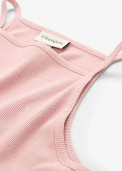 bonprix Nachhaltigere Materialien|Shirts & Tops|Ripp-Top aus reiner Bio-Baumwolle aschrosa