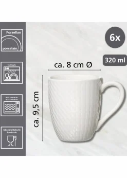 Ritzenhoff & Breker Geschirr & Servieren|Becher (6er Pack) weiß