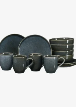 Ritzenhoff & Breker Geschirr & Servieren|Frühstücksservice (12-tlg. Set) dunkelblau