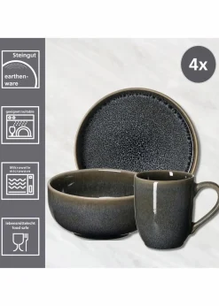 Ritzenhoff & Breker Geschirr & Servieren|Frühstücksservice (12-tlg. Set) dunkelblau