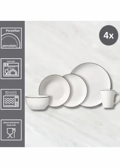 Ritzenhoff & Breker Geschirr & Servieren|Geschirr-Set (20-tlg. Set) hellgrau