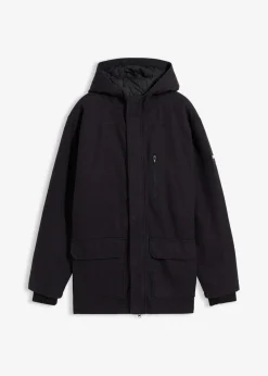 bonprix Große Größen|Jacken & Mäntel|robuste Winterjacke aus Canvas schwarz