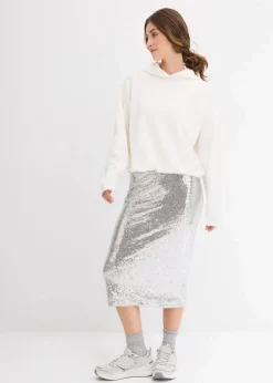 bonprix Bekleidung·Sportbekleidung|Röcke|Rock silber