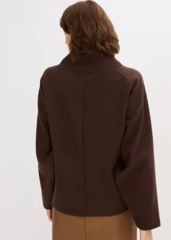 bonprix Pullover & Strickjacken|Strickmode|Rollkragenpullover dunkelbraun