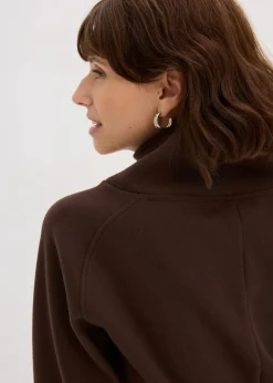 bonprix Pullover & Strickjacken|Strickmode|Rollkragenpullover dunkelbraun