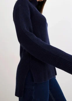 Rollkragenpullover aus reiner Baumwolle|bonprix Best