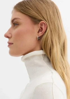 bonprix Bekleidung·Umstandsmode|Bekleidung·Jeans|Rollkragenpullover aus weichem Kaschmir-Mix wollweiß