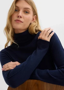 Rollkragenpullover aus weichem Kaschmir-Mix|bonprix Hot