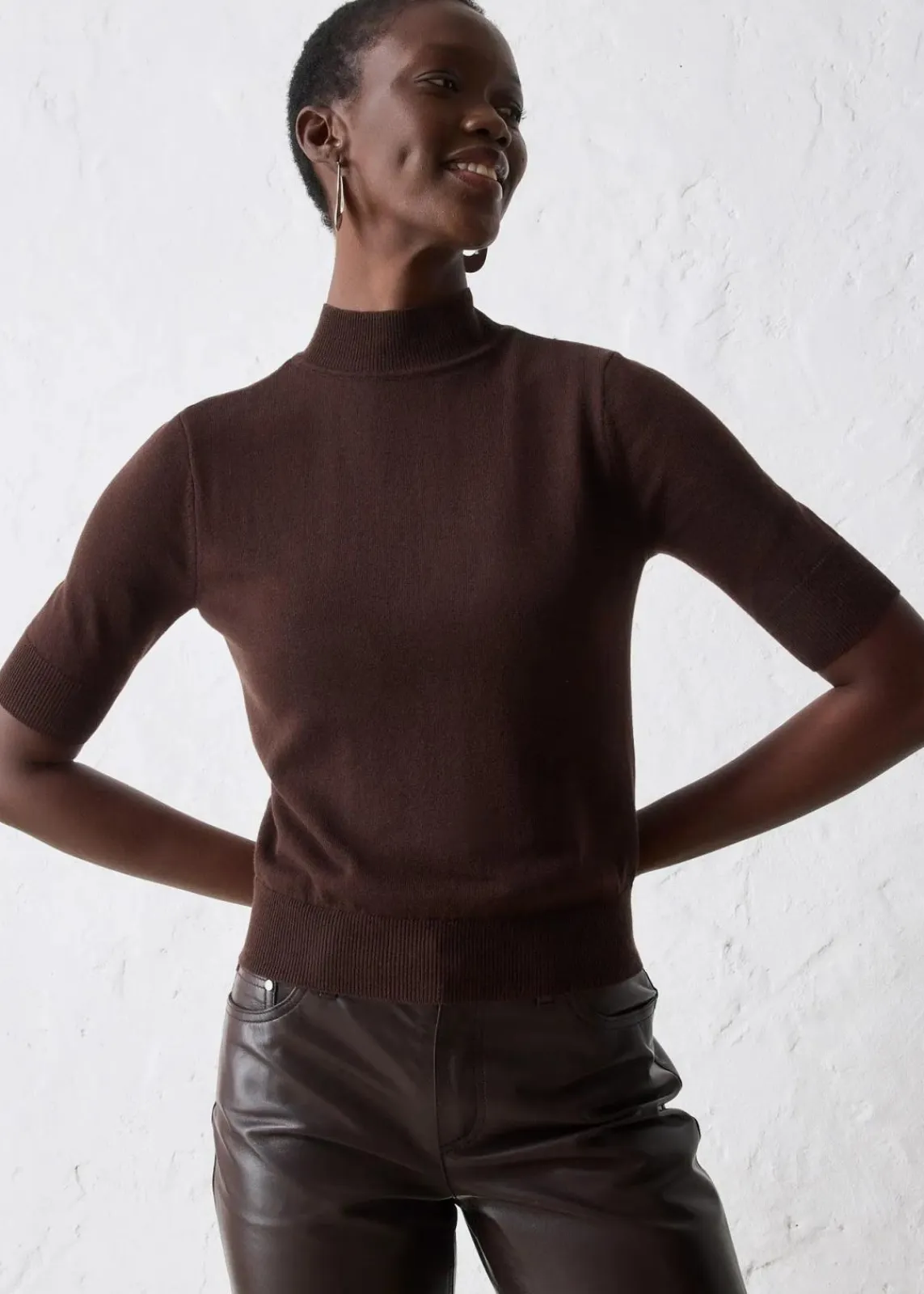 Rollkragenpullover aus weichem Woll-Mix|bonprix Discount