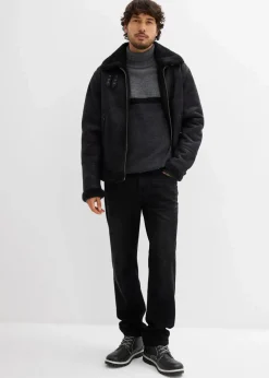 Rollkragenpullover im Colourblocking-Design|bonprix Online