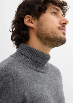 Rollkragenpullover im Colourblocking-Design|bonprix Online