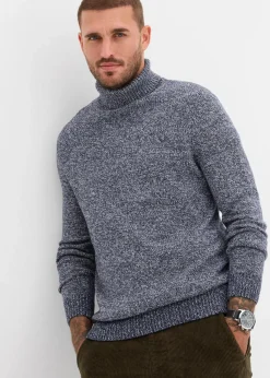 Rollkragenpullover mit Baumwolle|bonprix Clearance