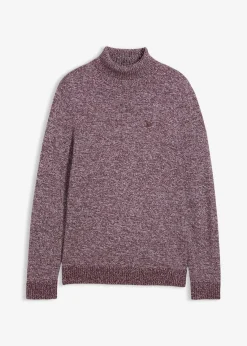 Rollkragenpullover mit Baumwolle|bonprix Clearance