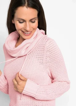Rollkragenpullover mit Kordeln|bonprix Hot