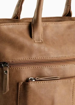 bonprix Taschen|Rucksack mit Außentaschen cognac