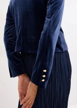 Samtjacke|bonprix Hot