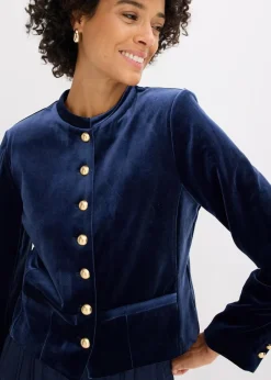 Samtjacke|bonprix Hot