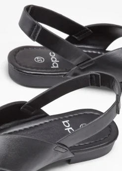 bonprix Schuhe & Accessoires In Spezialgrößen·Schuhe In Übergröße|Sommerschuhe|Sandalen schwarz