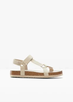 bonprix Sommerschuhe|alen mit leicht geformtem Fußbett sand