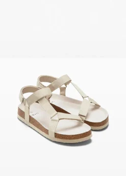 bonprix Sommerschuhe|alen mit leicht geformtem Fußbett sand