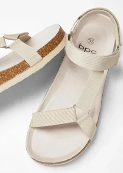 bonprix Sommerschuhe|alen mit leicht geformtem Fußbett sand