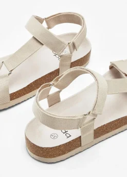 bonprix Sommerschuhe|alen mit leicht geformtem Fußbett sand