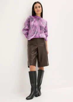 Satin-Tunika mit Viskose|bonprix Online