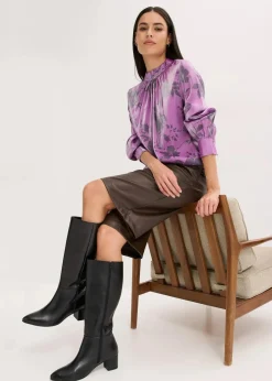 Satin-Tunika mit Viskose|bonprix Online